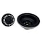 Nantucket Sinks Basket Strainer Kitchen Drain For Granite Composite Sinks Matte Black 3.5KD-GCMB - alternate 5